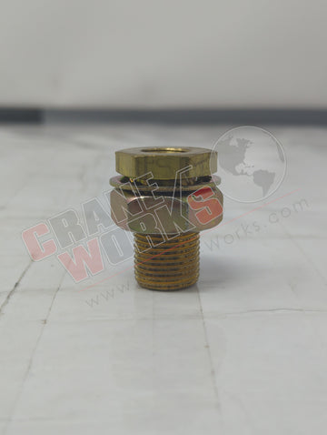 Picture of KP25687, a  New 1/4 Bulkhead Fitting (207Achb-04-04).