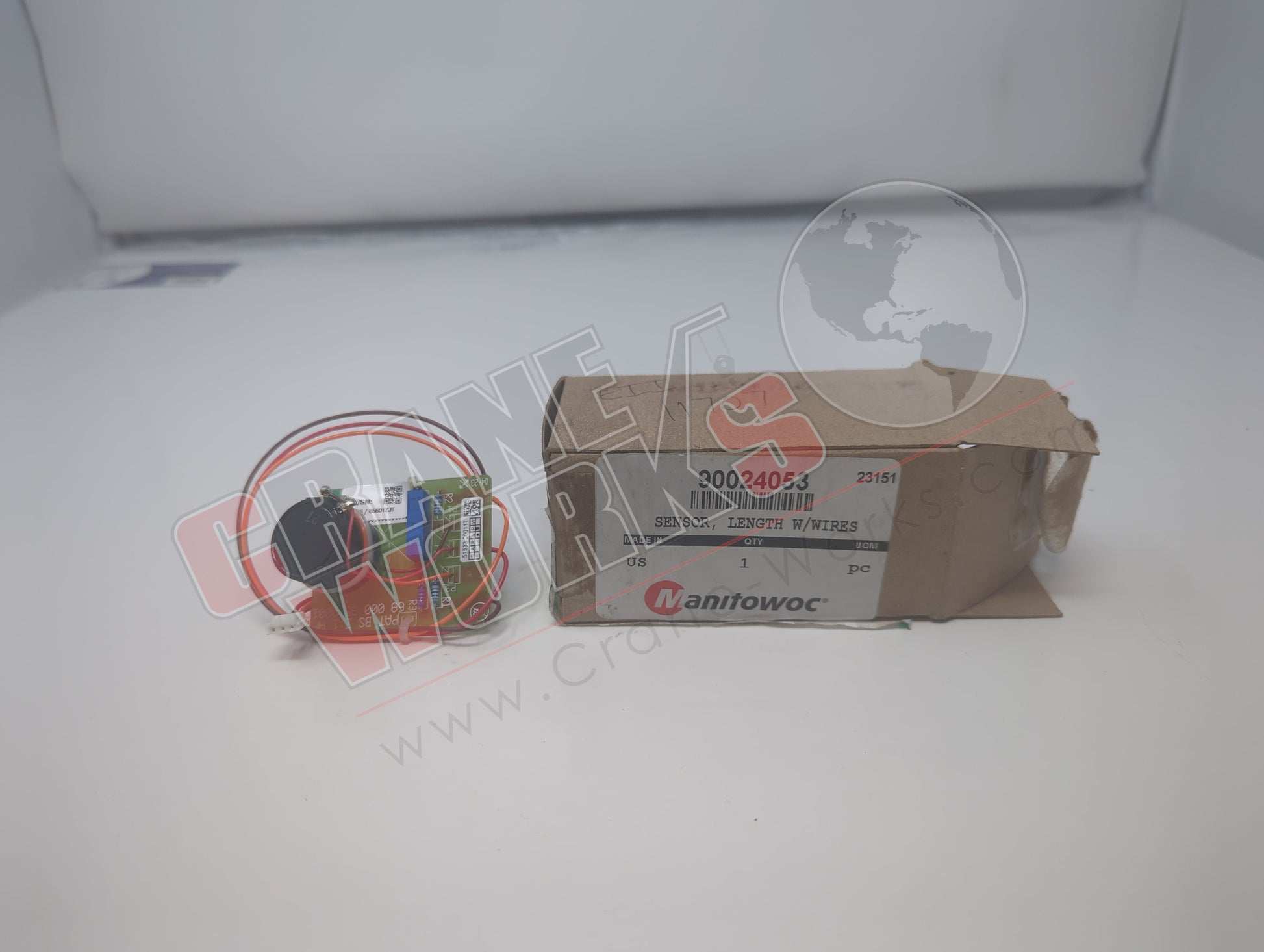 Picture of 90024053, a  New Sensor, Length With Wires.