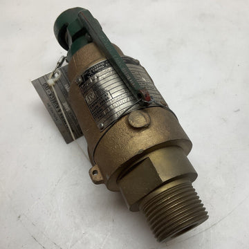 Teledyne 1856M-0L Farris Valve 1” X 1 1/4” Threaded Connections 25psi Set Press