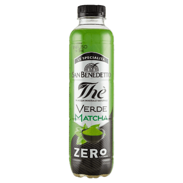 SAN BENEDETTO ZERO TEA GREEN MATCHA PET 400 ML (12 in a box)