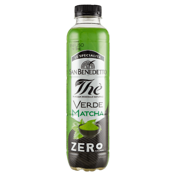 SAN BENEDETTO ZERO TEA GREEN MATCHA PET 400 ML (12 in a box)