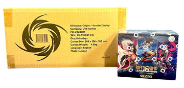 Riftbound League of Legends Origins Booster 6 Box Case