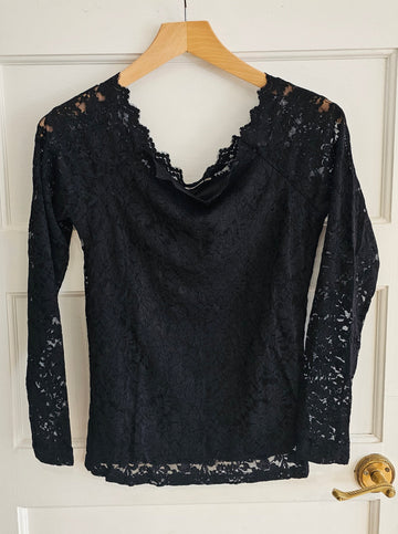 NEW Black lace Top