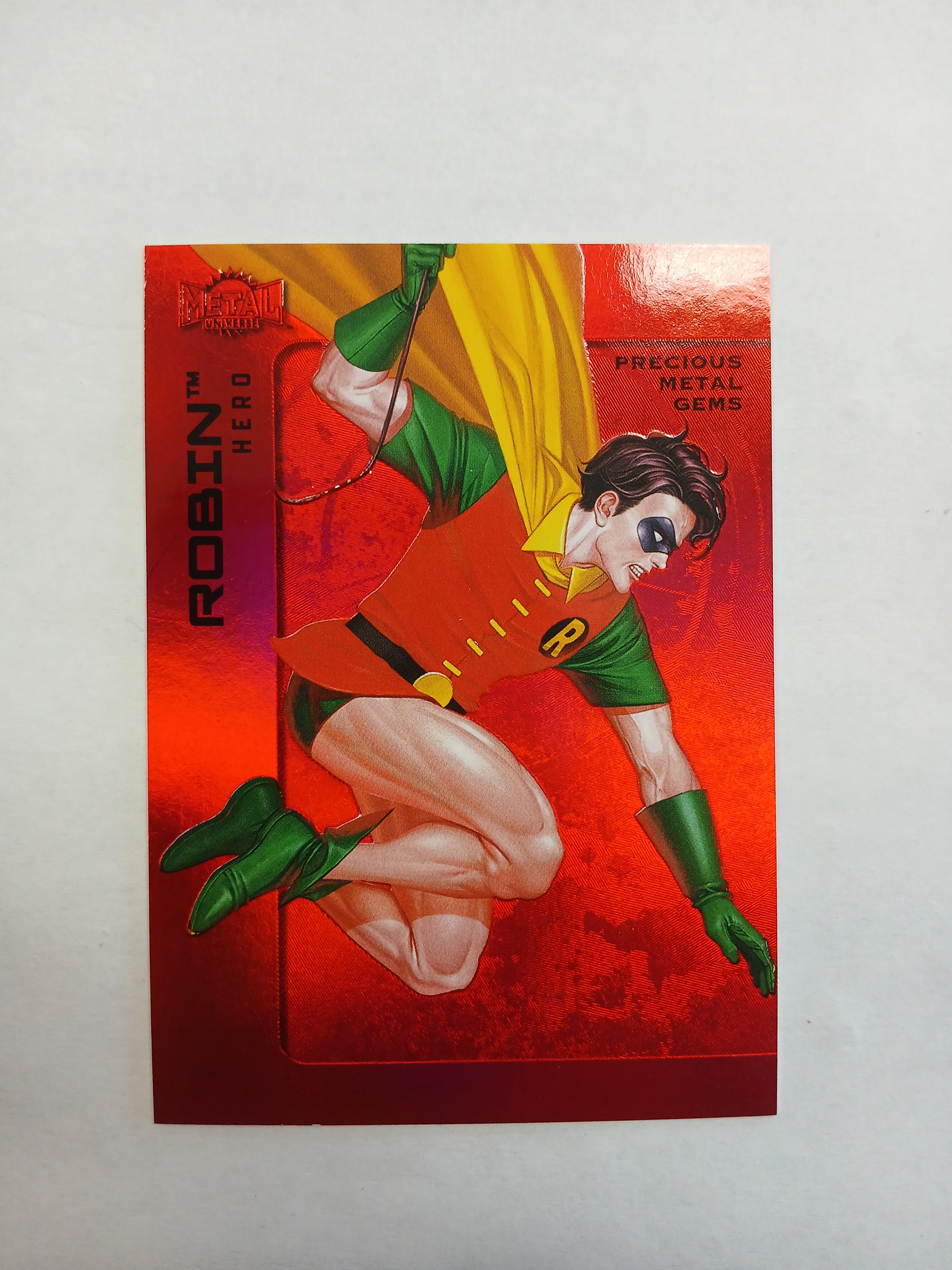 2025 Skybox Metal Universe Robin Jason Todd Red Precious Metal Gems #/100