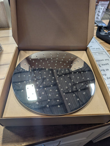 12"x12" Round Chrome Rain Shower Head (New)