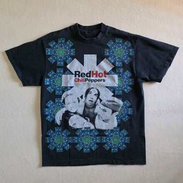 Red Hot Chili Peppers Big Print All Over Print Graphic Tee Tshirt L