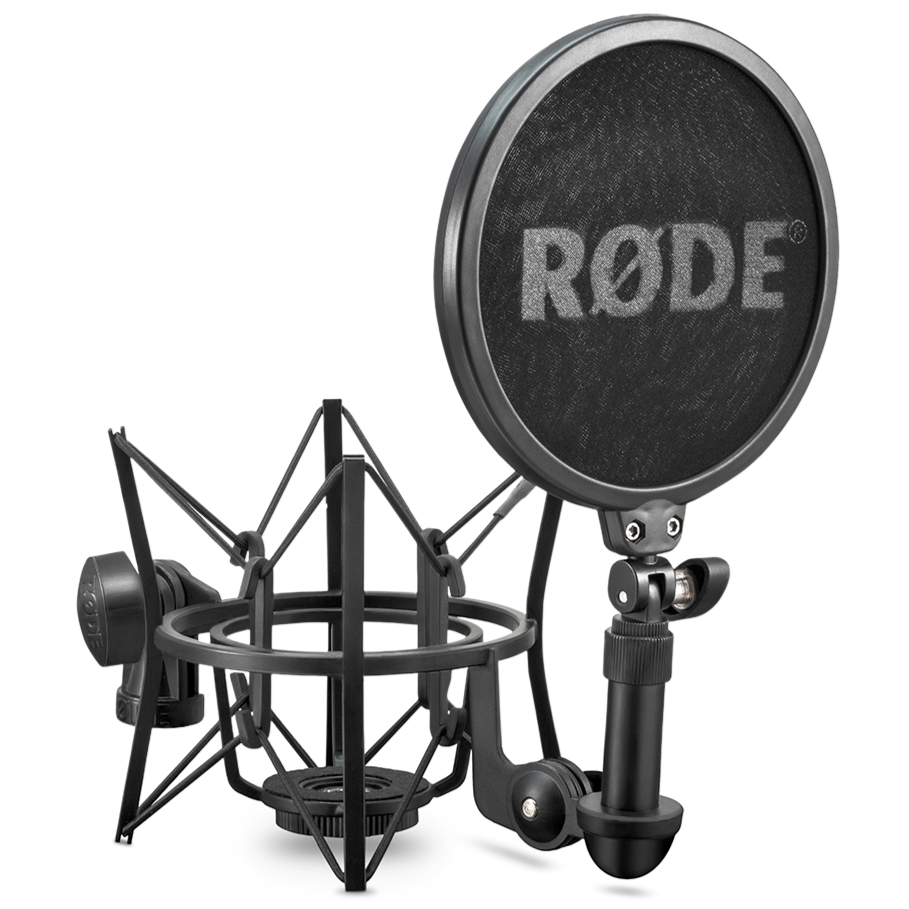 Rode SM6 Studio Microphone Shock Mount w/ Pop Shield-Easy Music Center