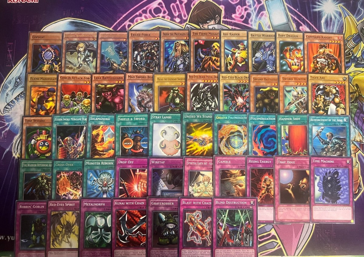 Joey Wheeler Red-eyes Gearfried Time Wizard Thousand Yugioh Duelist Kingdom Deck