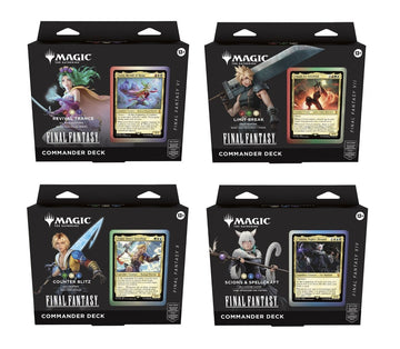 Set of 4- Commander Decks FINAL FANTASY FIN MTG