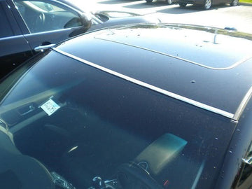1988-1989 MERKUR SCORPIO CHROME FRONT/BACK ROOF TRIM MOLDINGS 2PC 88 89