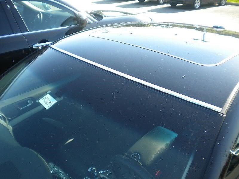 1988-1989 MERKUR SCORPIO CHROME FRONT/BACK ROOF TRIM MOLDINGS 2PC 88 89