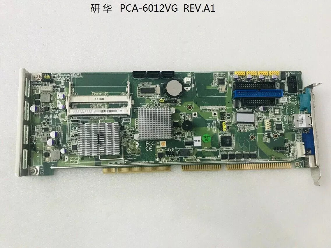 1PC Used Advantech PCA-6012 REV; A1 motherboard by #W7914 WX