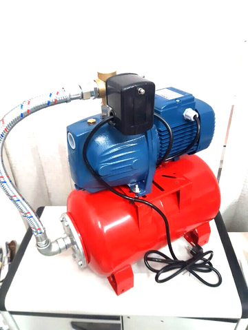 POMPA AUTOCLAVE AUTOADESCANTE HP 1,5 CON VASO 20 LITRI MONTATA PEDROLLO