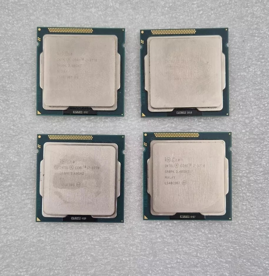 Intel Core i7-3770 SR0PK 3.4GHz quad-core LGA1155 desktop CPU processors lot of four