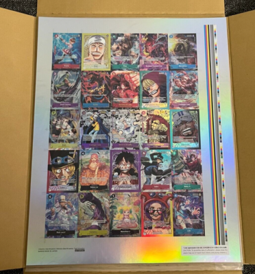 One Piece TCG Uncut Top 16 Bandai 2023 North America Championship Sheet 1  of 64