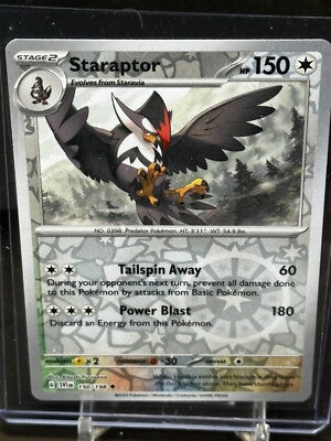 Pokemon Scarlet & Violet Staraptor 150/198 Reverse Holo