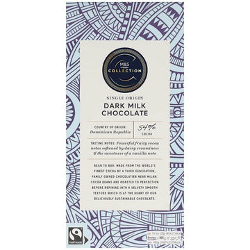 M&S Collection Single Origin Dark Milk Chocolate 100 g