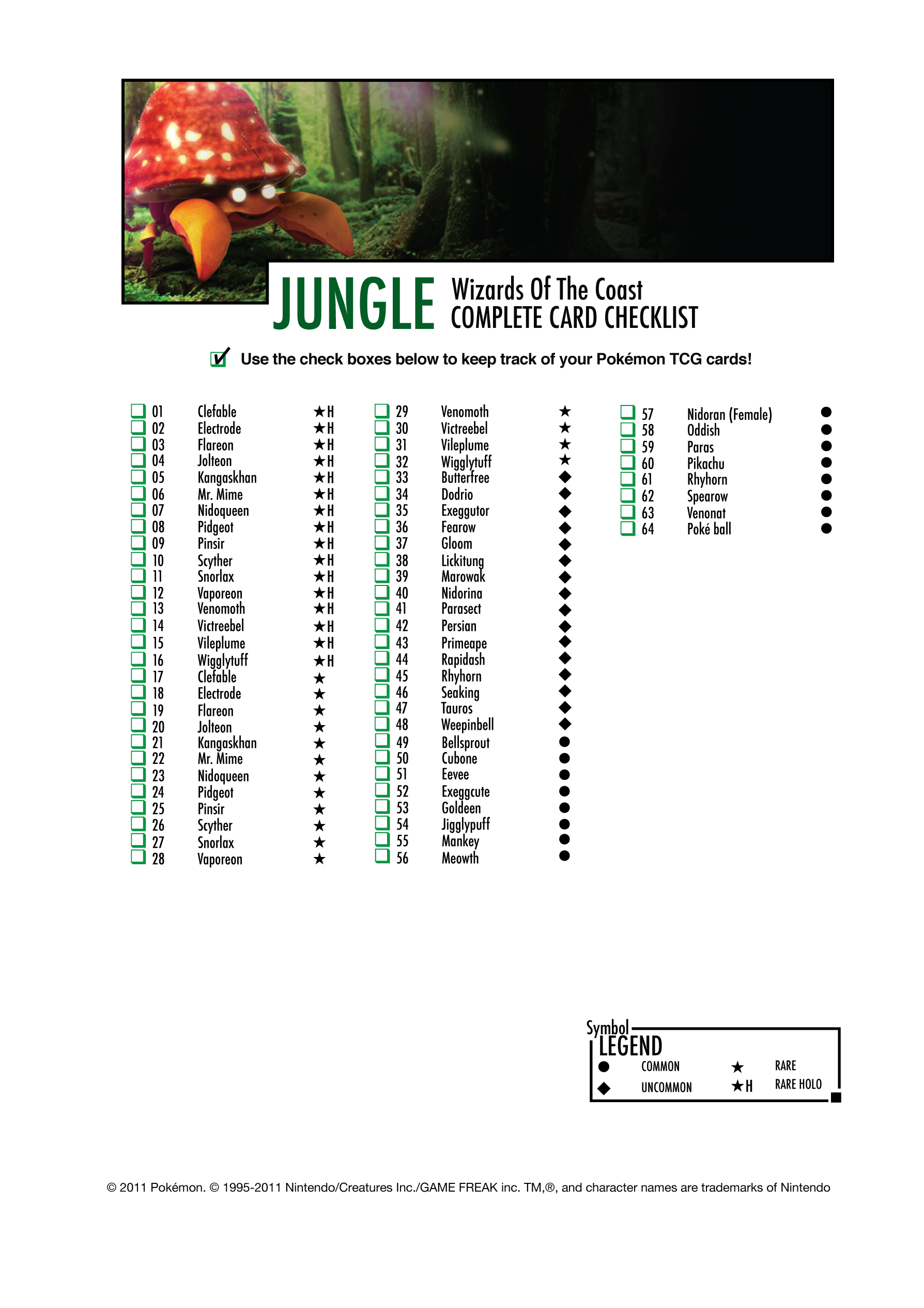 printable pokemon card list Enjoy a full set of Pokemon TCG printable checklists! But some are missing. Any volunteers to help create the missing ones from Wizards of the Coast? : r/pkmntcgcollections