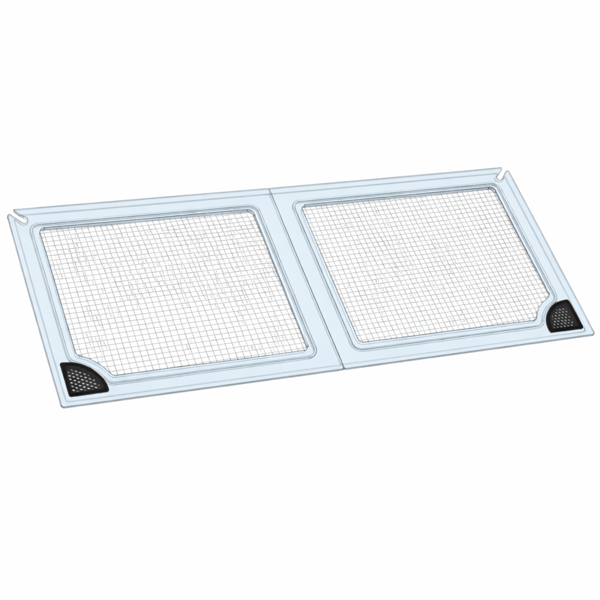 Fiji Cube 76 Gallon Shallow External Overflow Rimless Tank Aquarium Lid by Salty Lids