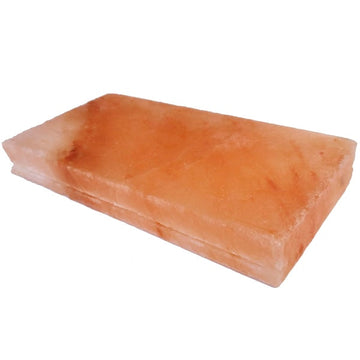 Himalaya Salzziegel 20 x 10 x 2,5 cm – poliert mit seitlichen Nuten