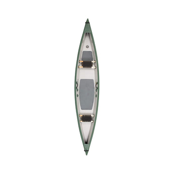 Sea Eagle 3-People TC16 High Pressure All Drop Stitch Inflatable Travel Canoe 16FT