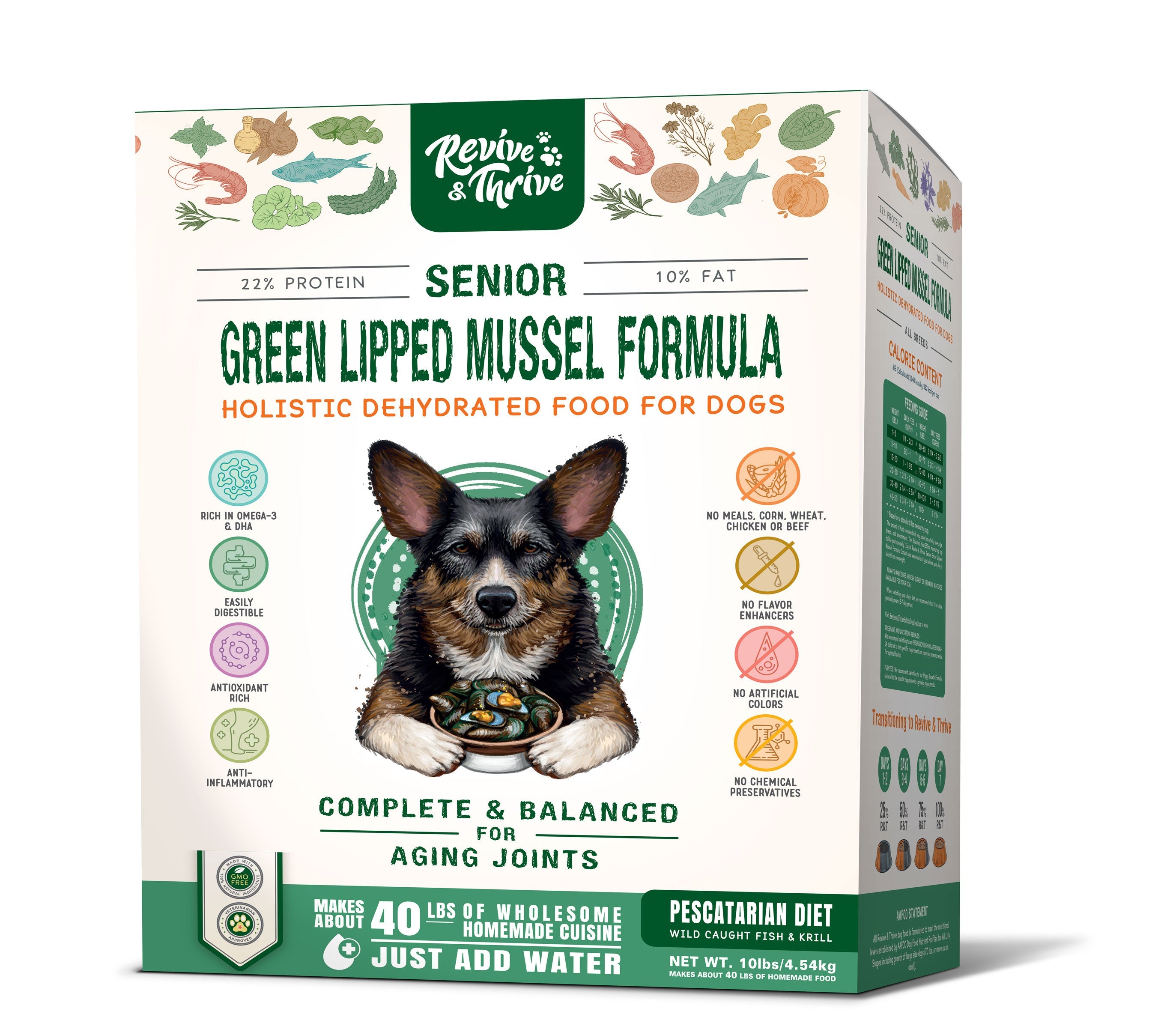 Dehydrated Senior Green Lipped Mussel Formula