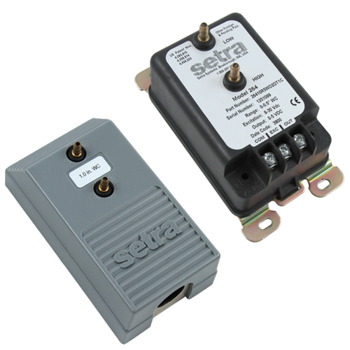 Transmisor de Presión Diferencial, Aire, Gases, Sin Display, Rango +/-0.25inWC Salida 4-20mA