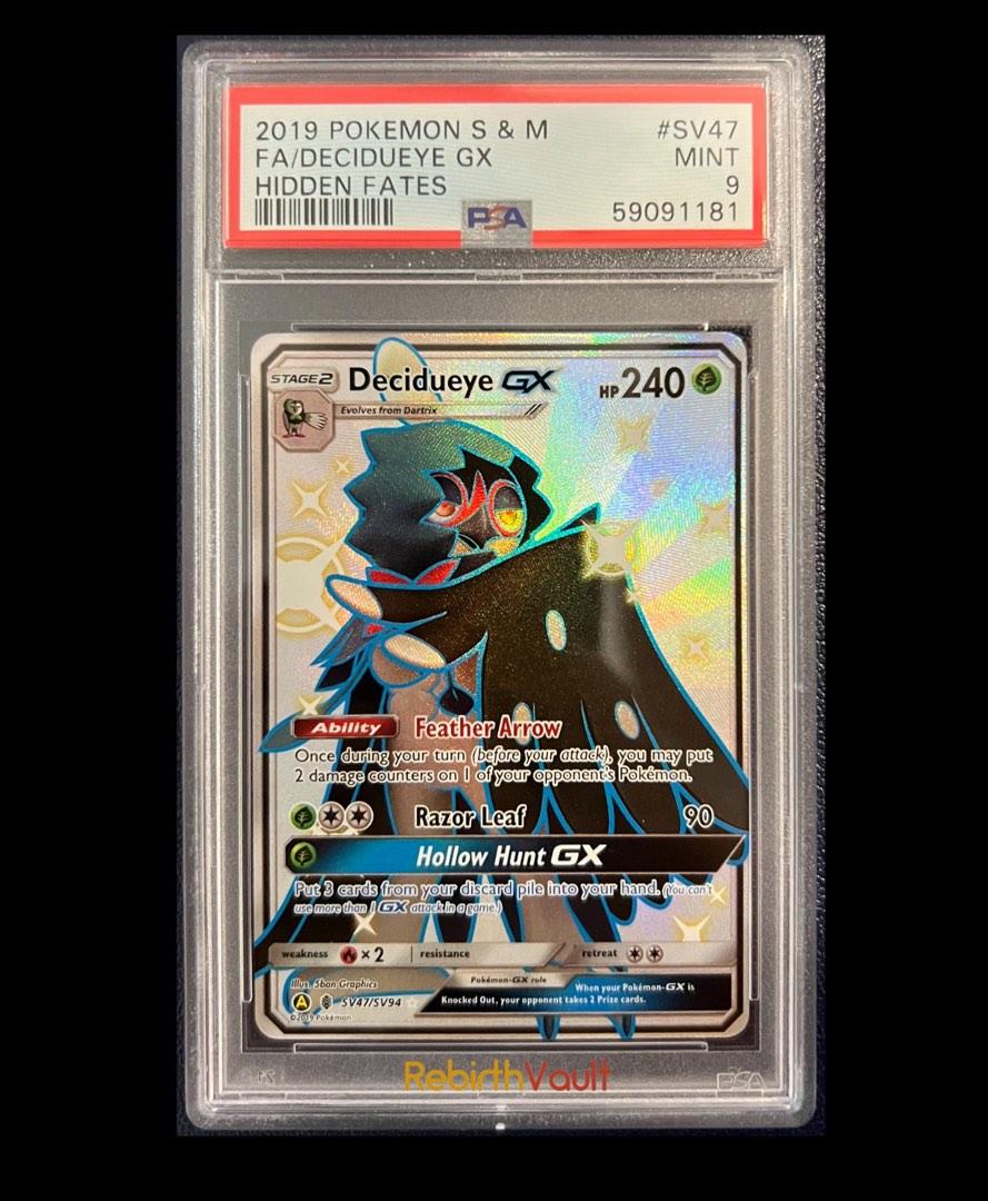 Shiny Decidueye GX SV47 - PSA 9