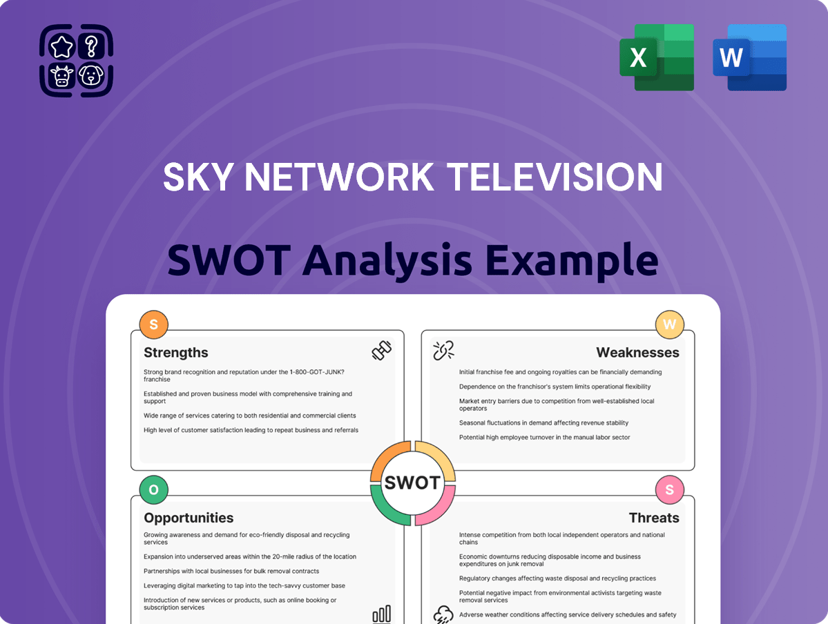 Sky Network Television SWOT Analysis