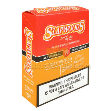 Slapwoods Russian Cream All Natural Cigar Wraps 10 packs of 5