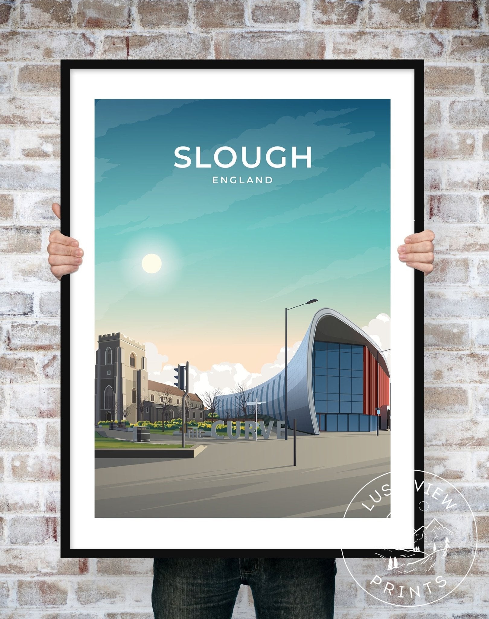 SLOUGH - ENGLAND - LUSH VIEW PRINTS
