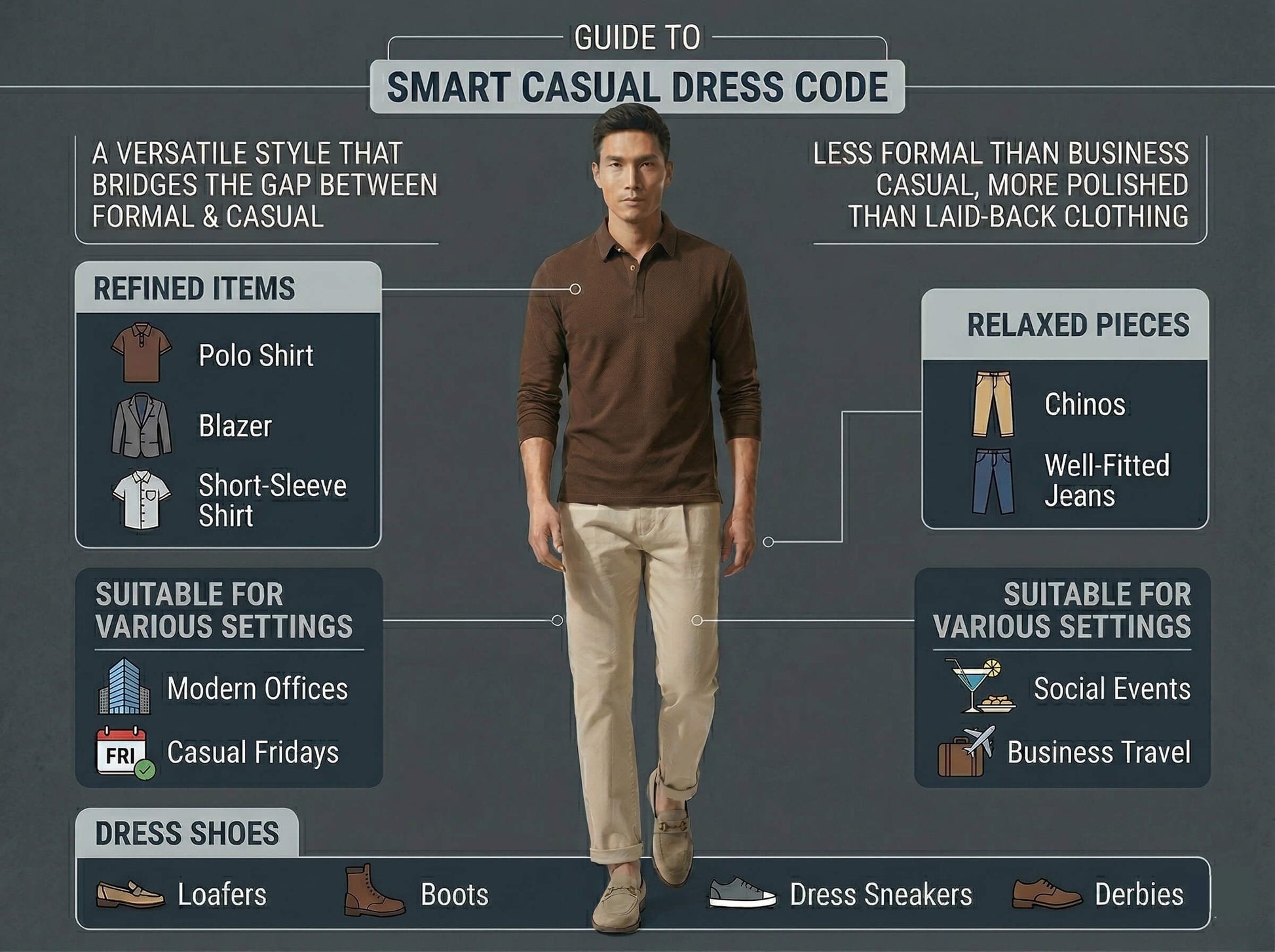 Smart Casual Dress Code for Men: What to Wear in 2026