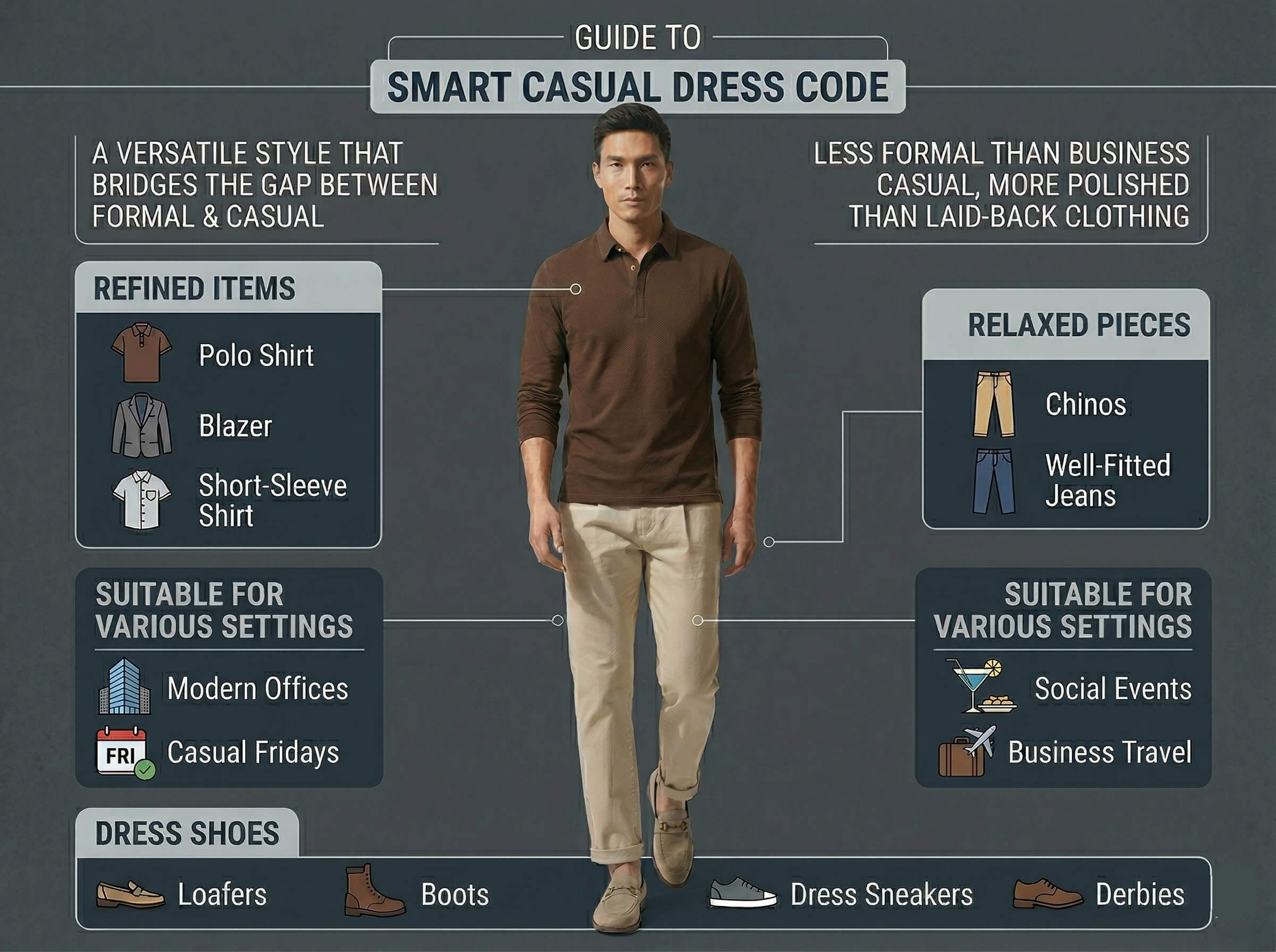 Smart Casual Dress Code for Men: What to Wear in 2026