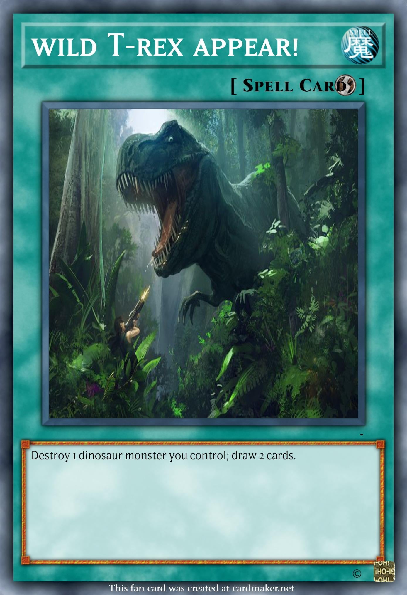 so Advance Draw tribute level 8 to draw 2 right? this card destroy dinosaur monster to draw 2! : r/customyugioh
