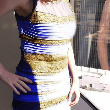 So I searched up the black and blue dress… : r/opticalillusions