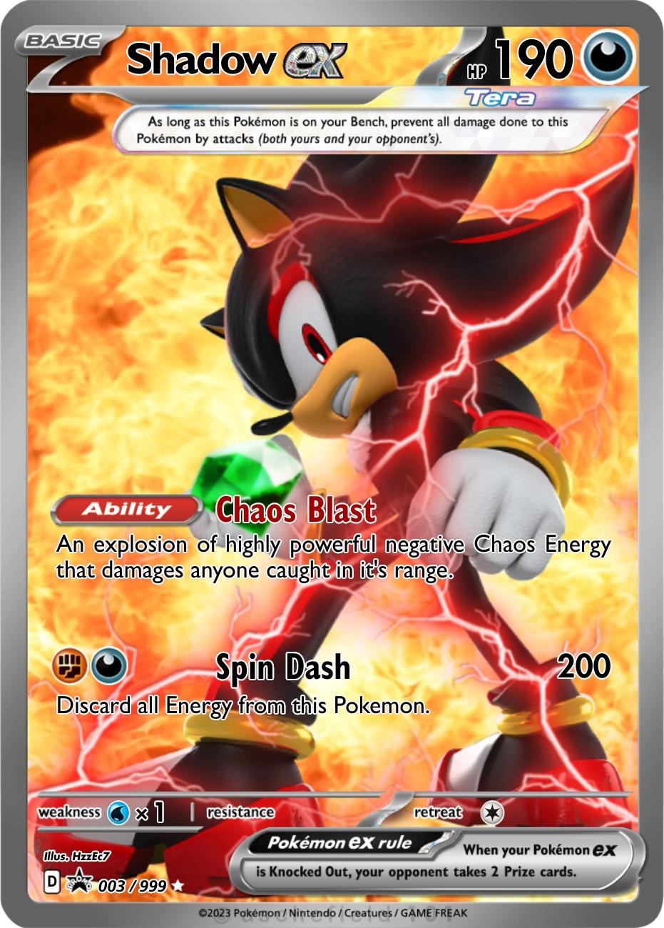 sonic the hedgehog pokemon card Sonic characters in Pokémon cards : r/SonicTheHedgehog