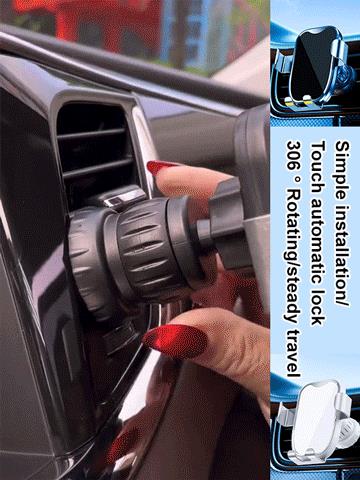 Metallhållare för mobiltelefon i bil