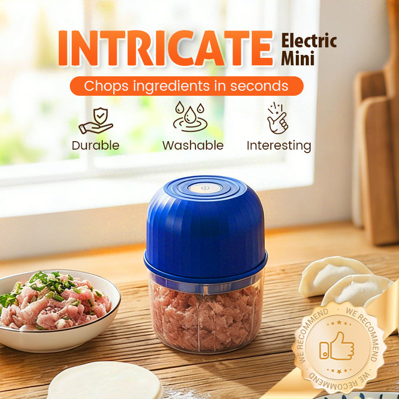 🔪🔥 ¡50% OFF por Tiempo Limitado! Mini Picadora Eléctrica Recargable – Pica Ajo, Carne y Verduras en Segundos 🥕✨