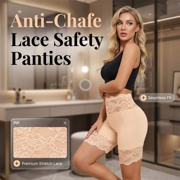 Women's Elastic Lace Safety Panties