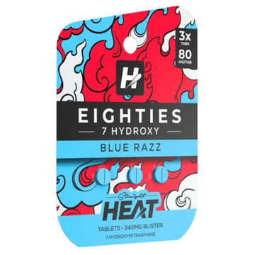 Straight Heat Eighties 7-Hydroxy Tablets 240mg - 3ct (80mg Each)