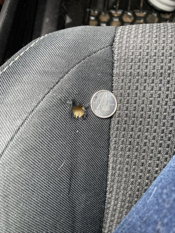 Suggestions to fix burn hole? : r/DIY