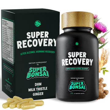Bottle of SuperBonsai Super Recovery capsules