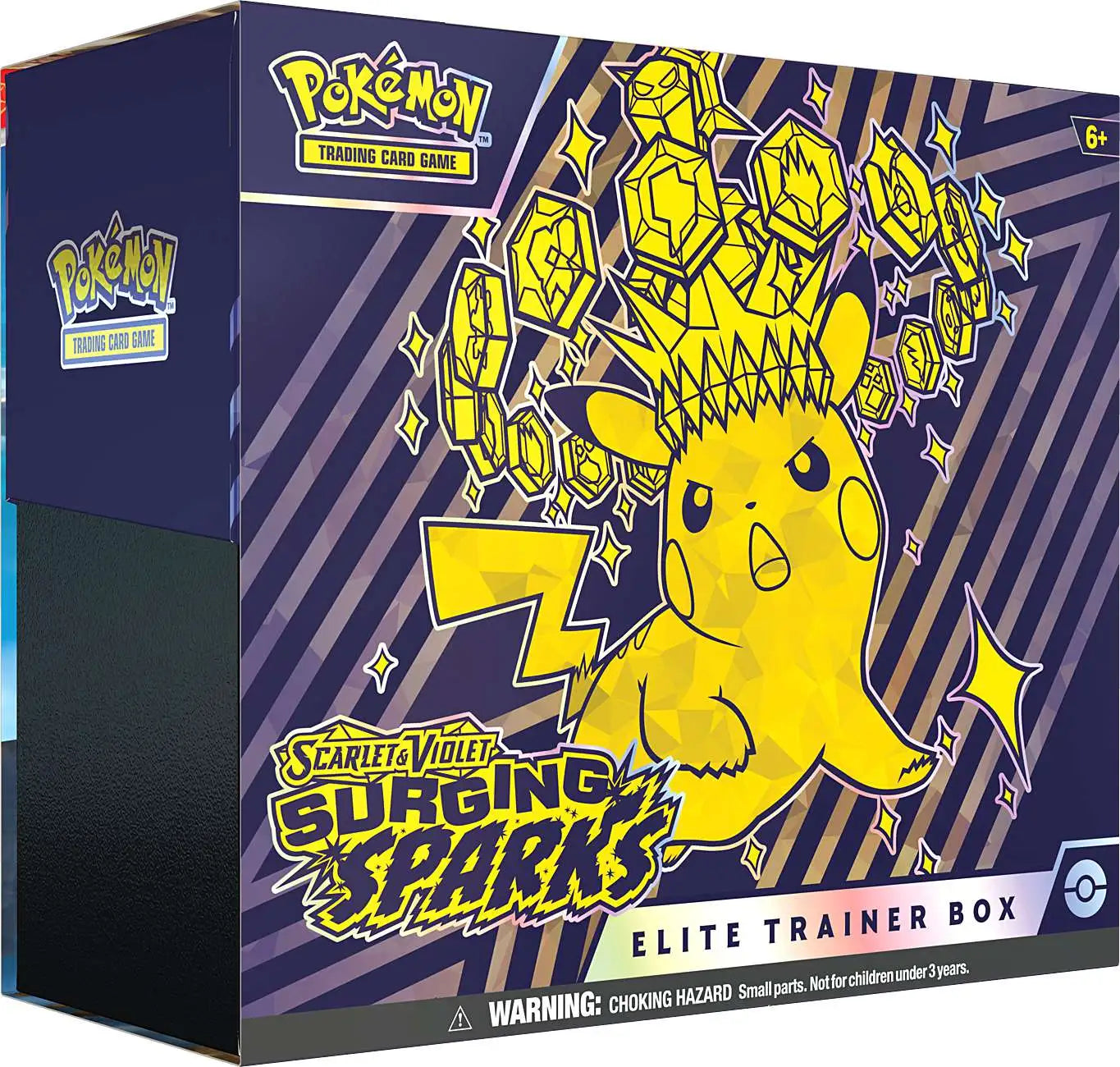 Pokemon Scarlet & Violet Surging Sparks Elite Trainer Box [9 Booster Packs,  Foil Promo Card, 65 Card Sleeves & More]