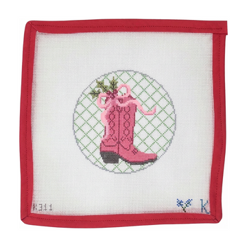 Boot & Bow - red