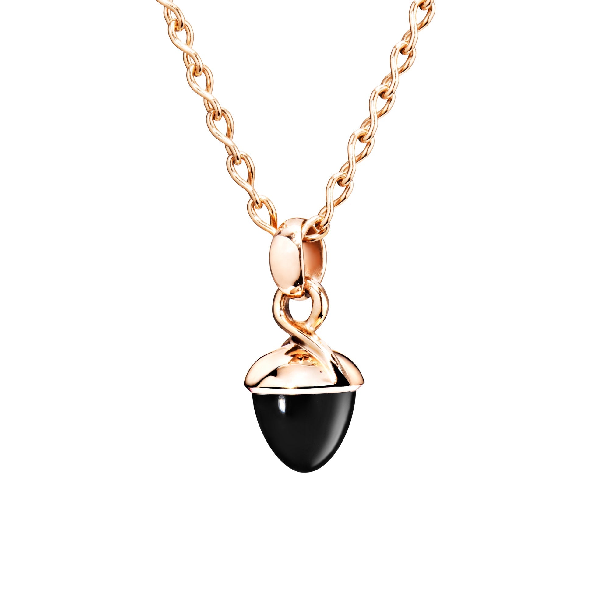 Tamara Comolli MIKADO Bouquet Anhänger mit Onyx (P-MB-Onyx-rg) aus Roségold mit Onyx