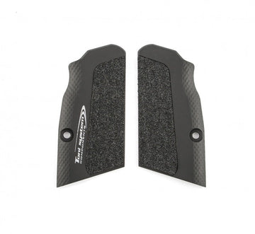 Tanfoglio short grips for Large Frame | High-grip - Black - Ubitzu