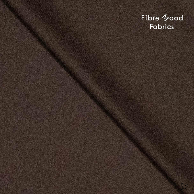 *PACK RETALES* Viscosa twill soft marrón oscuro 150x50 +64 cm