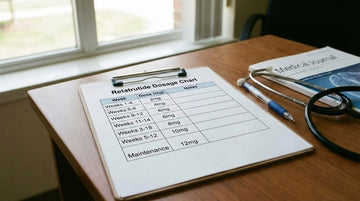 Retatrutide dose chart: every concentration, unit conversion, and weekly reference in one place