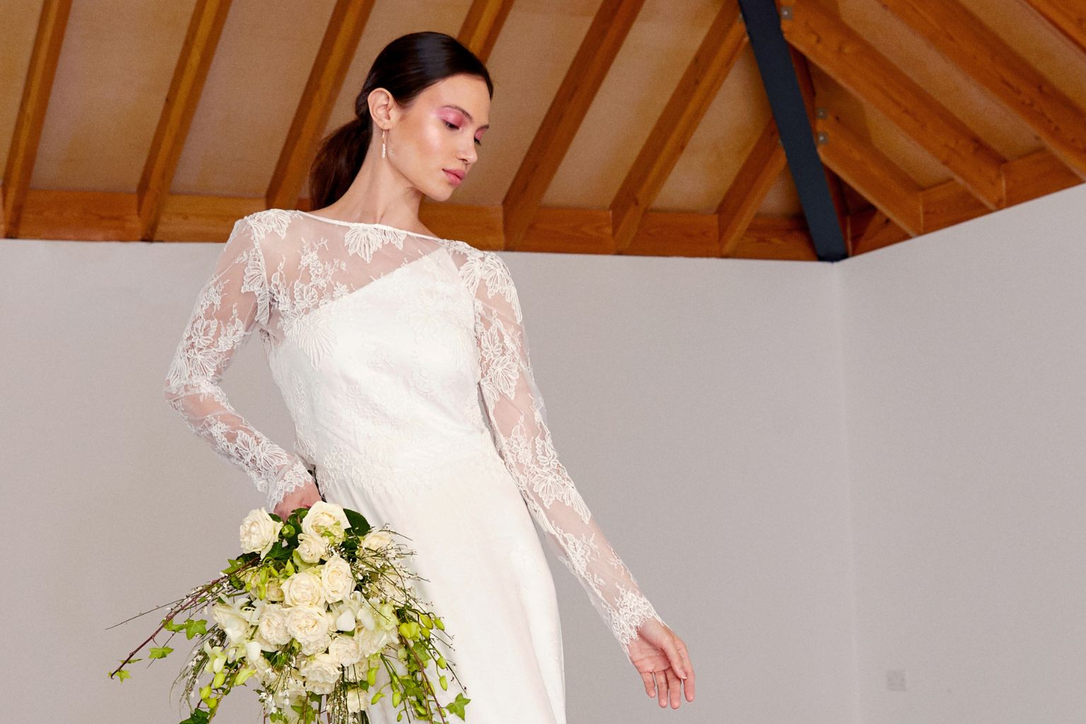 The best big-day hairstyles for a one shoulder wedding dress – Sabina Motasem