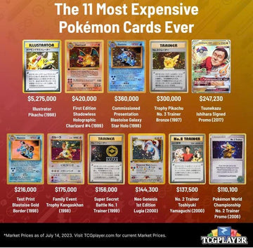 price most rare pokemon card World's most expensive Pokémon card? The Top 10 [2025]